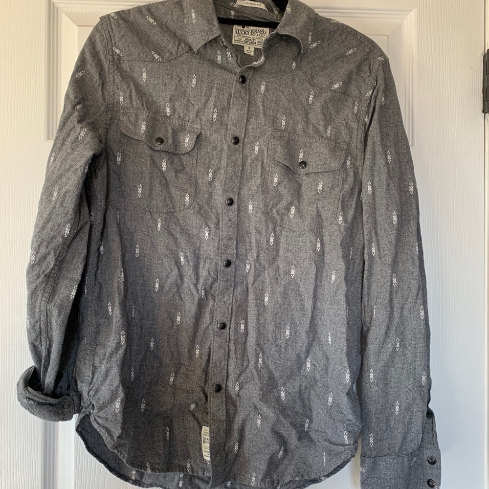 Pearl snap Lucky Long Sleeve